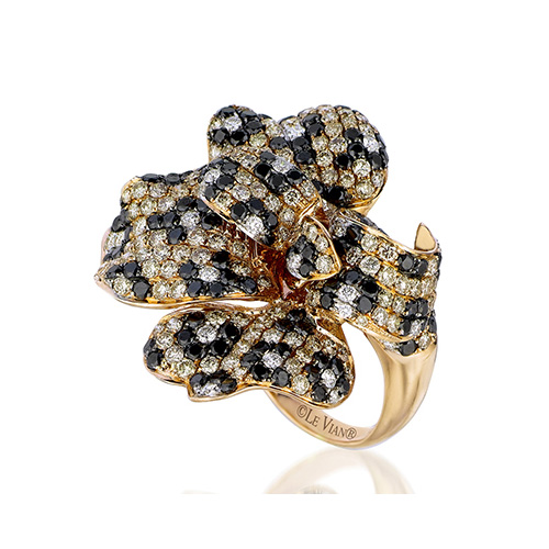 Black diamond rings are beautifully designed by Le Vian Jewelers.