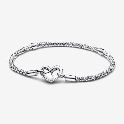 Pandora Studded Heart Bracelet