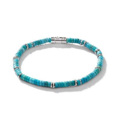 Turquoise Heishi Bead Bracelet