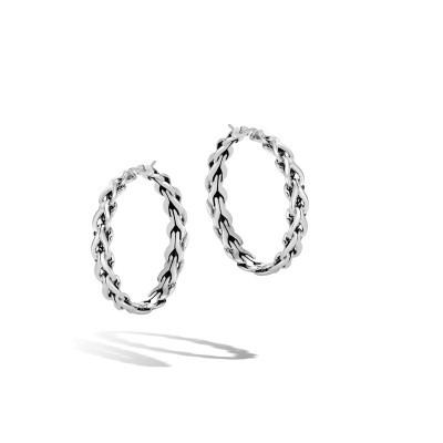 Asli Classic Chain Medium Hoop Earrings