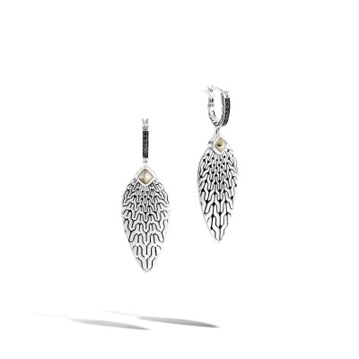 Radial Pave Drop Earring