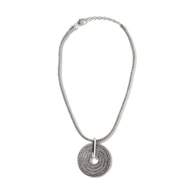 Rata Chain Pendant Necklace, Sterling Silver