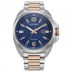 Endicott Blue Dial Stainless Steel Bracelet AW1726-55L