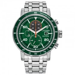 Brycen Green Dial Stainless Steel Bracelet CA0851-56X