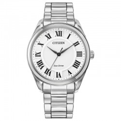 Arezzo White Dial Stainless Steel Bracelet EM0970-53A